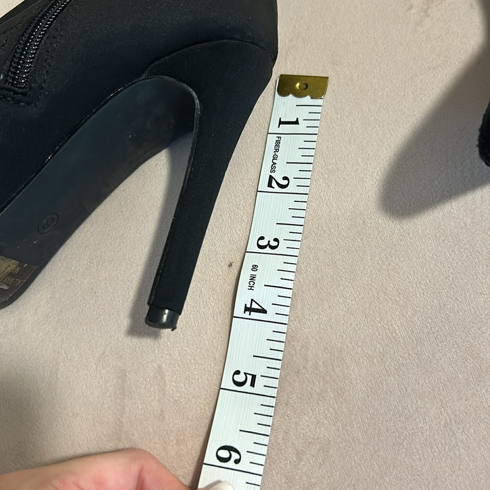 Black Heeled Boots - Picture 3 of 4